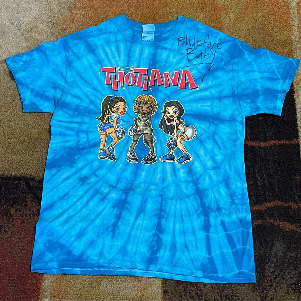 Signed Blueface Thotiana Tee